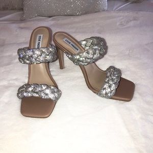 Steve Madden Kenley Rhinestone Sandals | 10